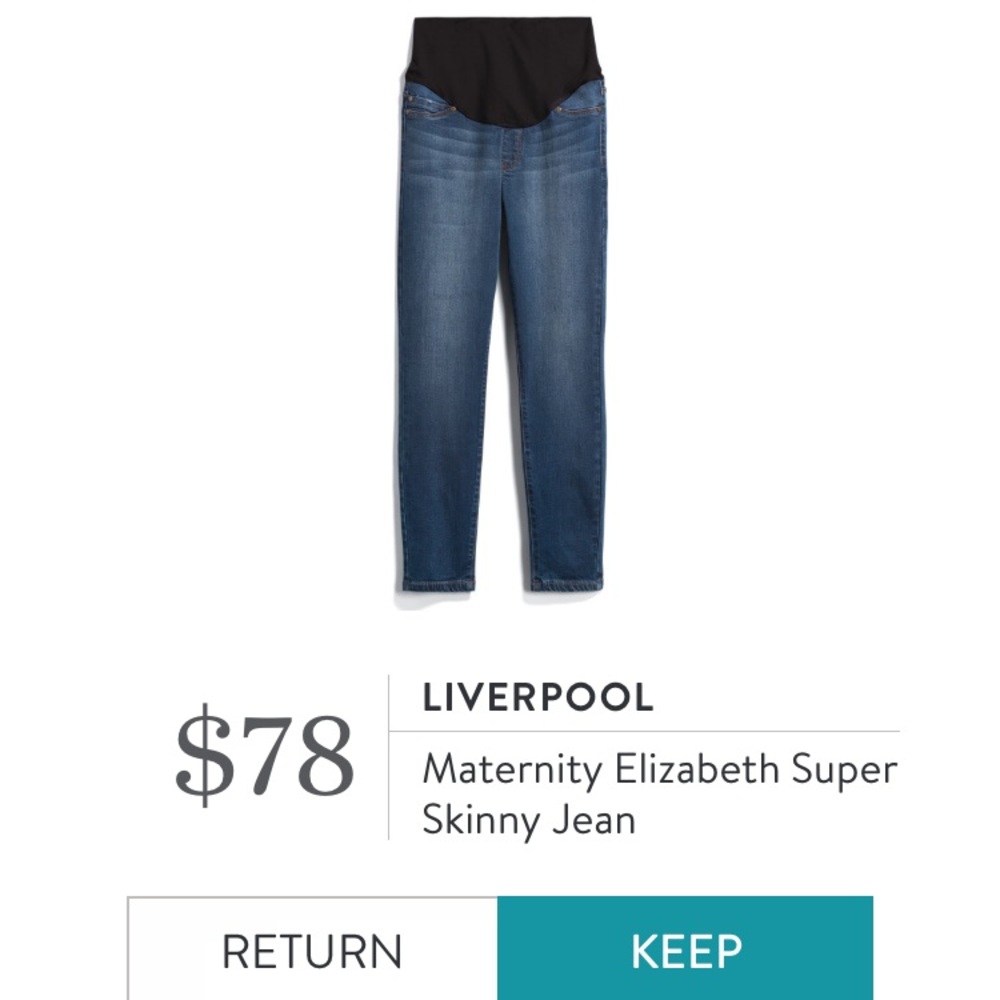Liverpool maternity jeans